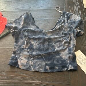 Lululemon v neck short workout top